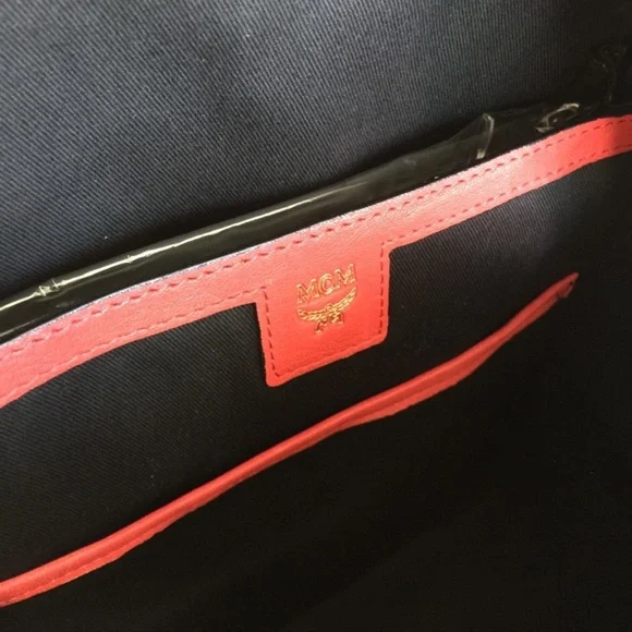 MCM Stark Leather Insignia Backpack - Picture 8 of 9